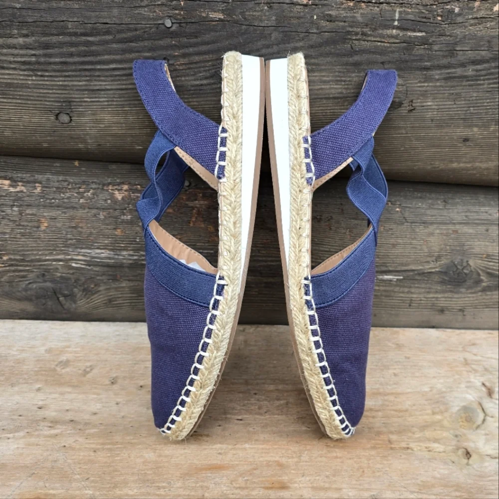 Lucky Brand Rifka Coastal Boho Slingback Espadrille Flats. Women's Size 8M